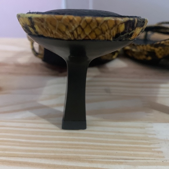 JEFFREY CAMPBELL Danah strappy mule heels size 7.5 - Picture 5 of 9